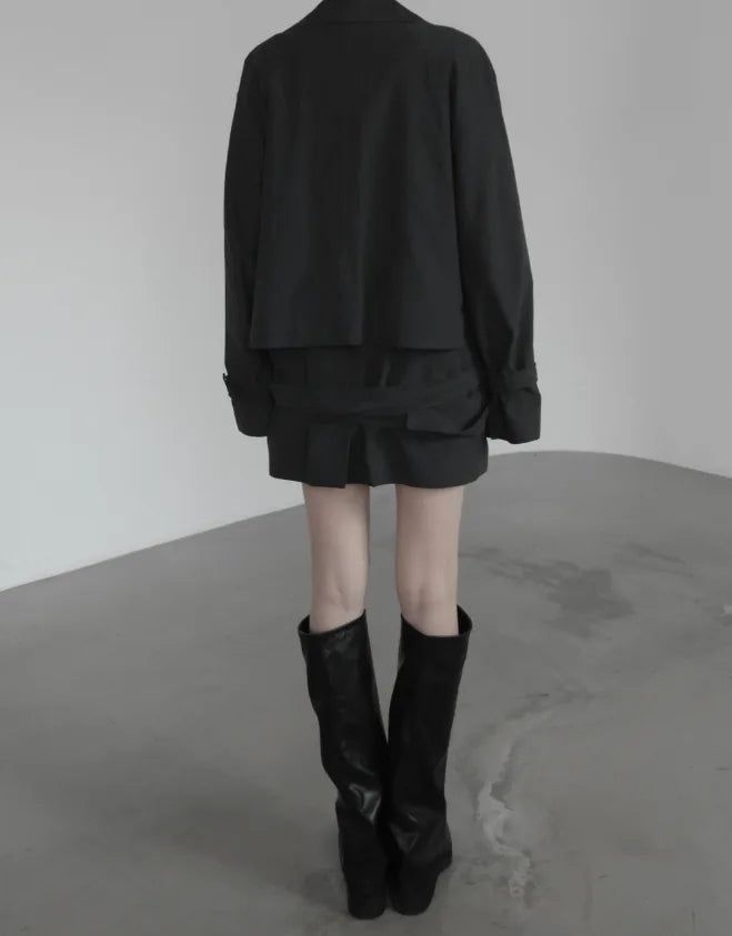 Arne Shawl Low Trench Coat