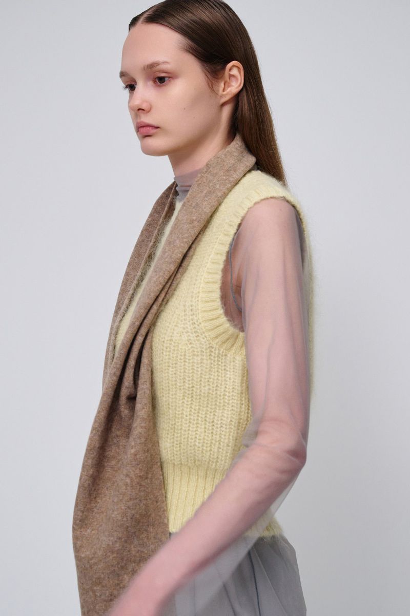 TRIKXI muffler gloves set_beige