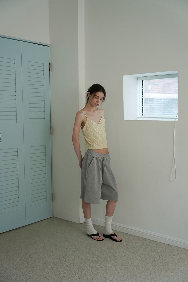 Lace slim sleeveless