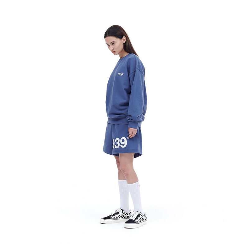 939 LOGO SWEAT SHORTS (BLUE)