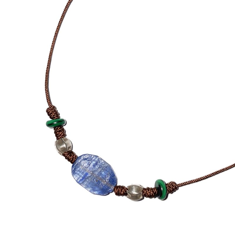 brown gemstone necklace 