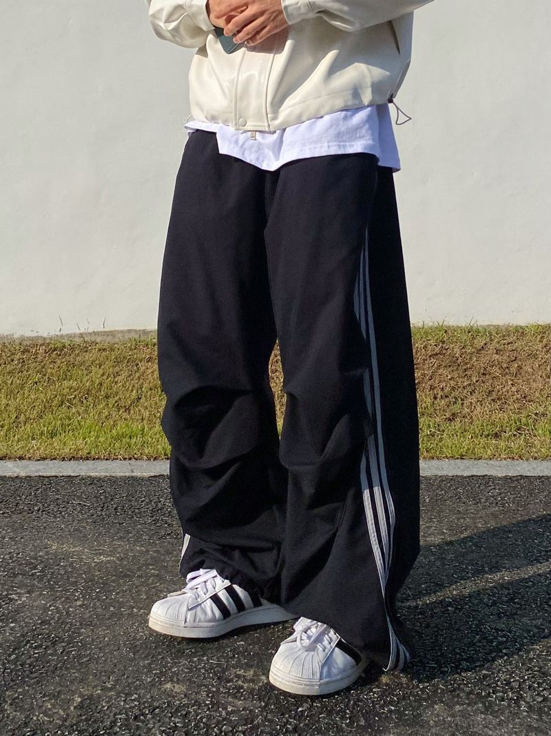 Triple Tape Parachute Nylon Pants 2C