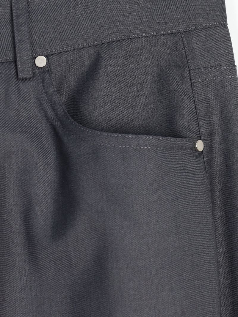 Avan straight rivet slacks