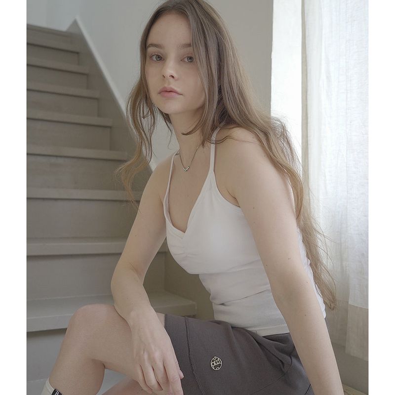 BALLERINA SLEEVELSS-WHITE