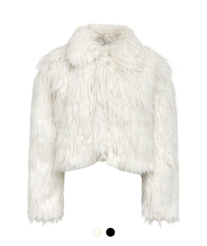 Cozy&Kitsch(コージーアンドキッチ)の「Snow Fluffy Faux Fur Jacket(Jackets/Outerwear)」