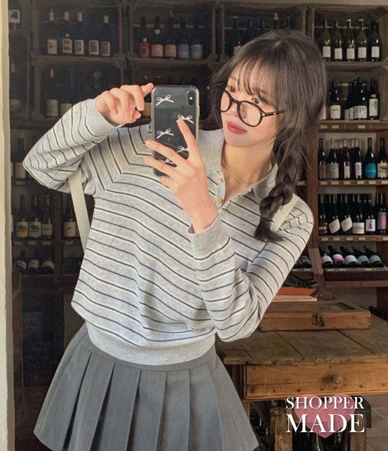 [SHOPPERMADE] Classic Pleated Mini Skirt (2color)