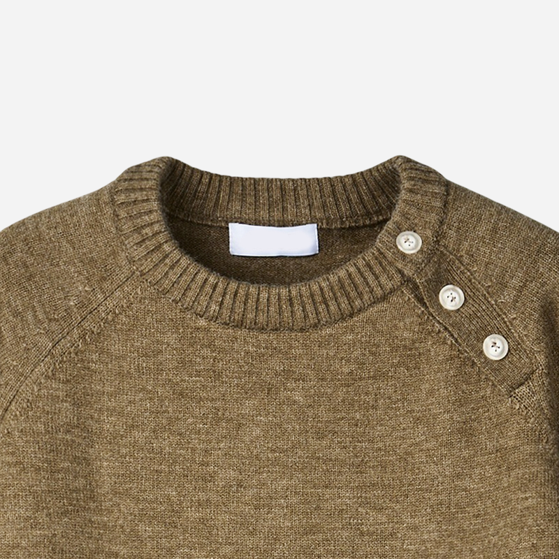 Bis Diagonal Button Knit