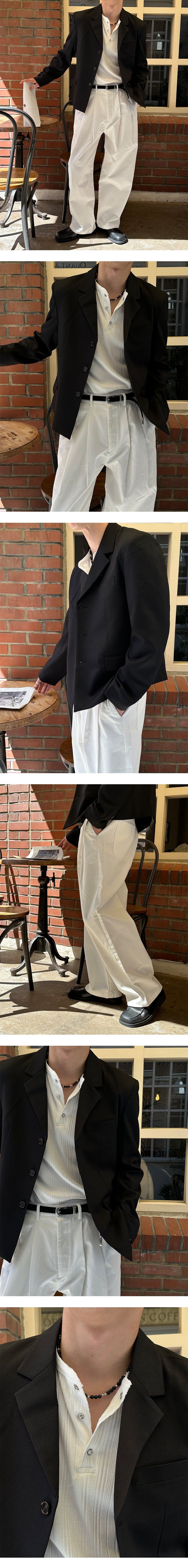 [F/W] Standard 3button short jacket(2color)