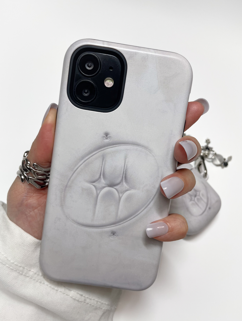 [MADE] grayish logo tough phone case