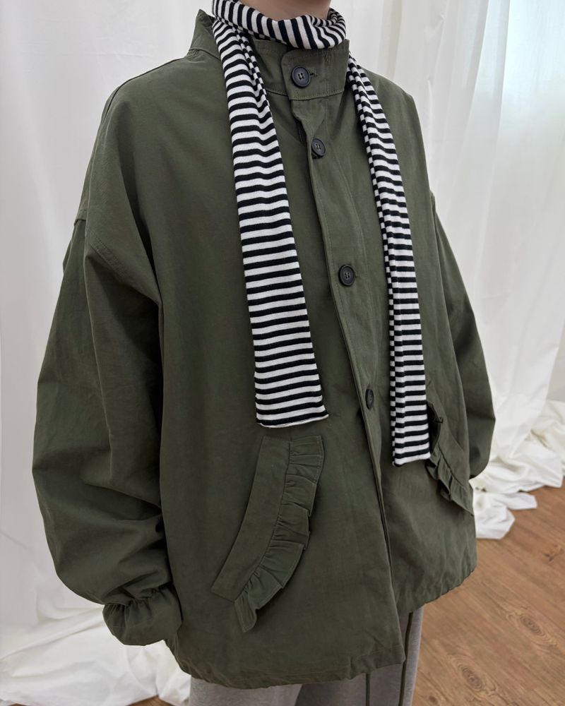 Military Frill jacket (2colors)