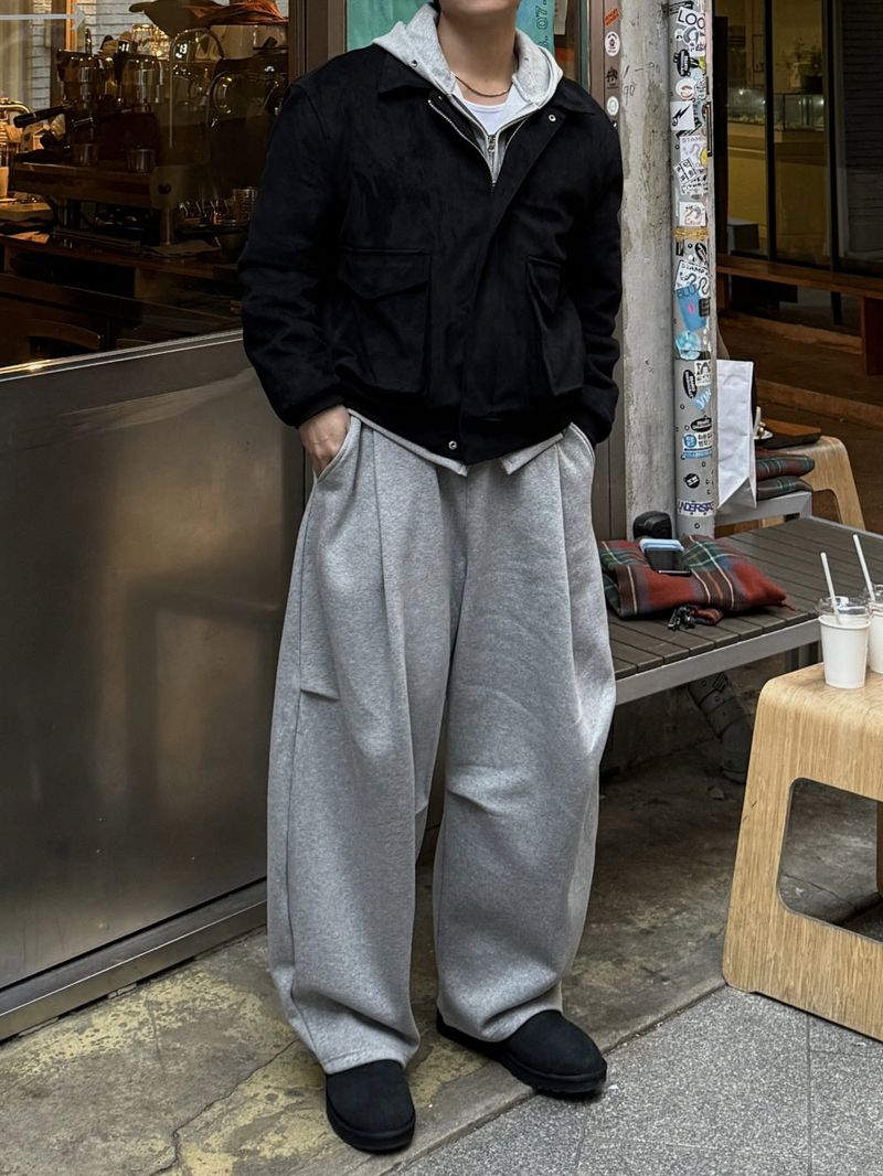 (fleece ver)アンバランストレーニングパンツ