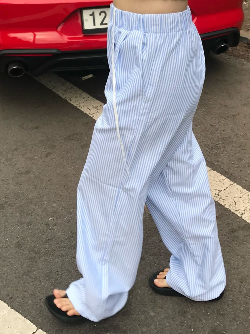 Waterfall stripe pants
