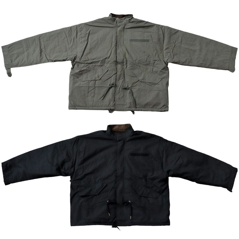 a woolly dumbbell short parka