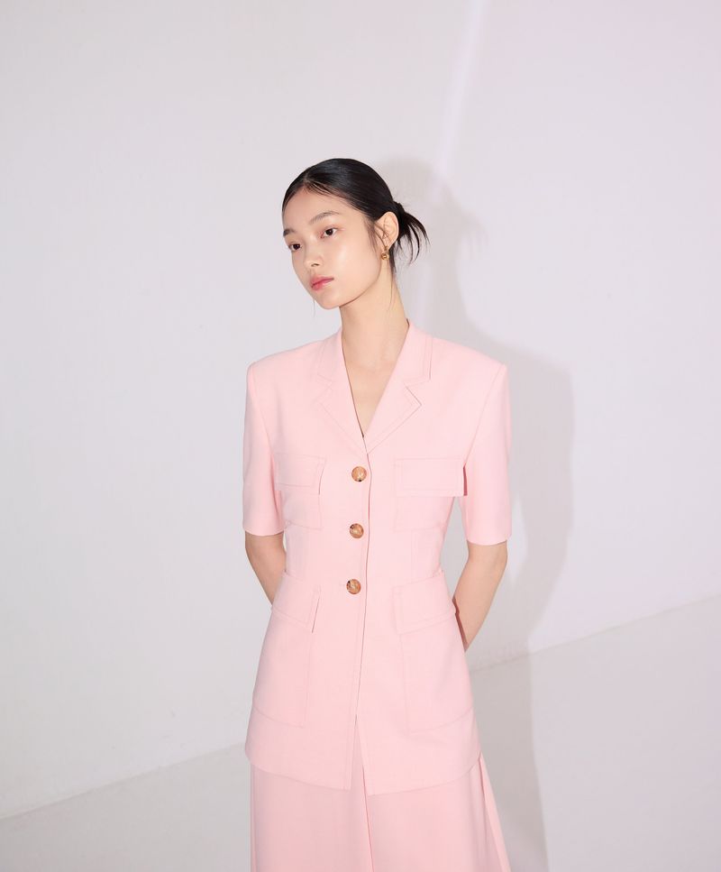 NO.19 SKIRT - PINK BEIGE