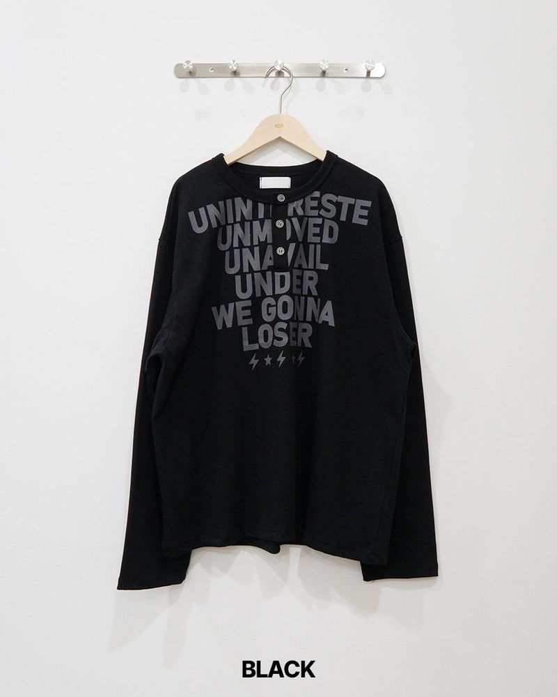 Type Henley Neck Long Sleeve