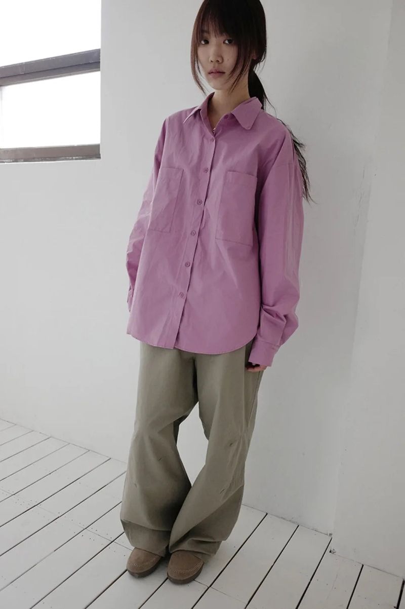pocket boxy shirt (4c)