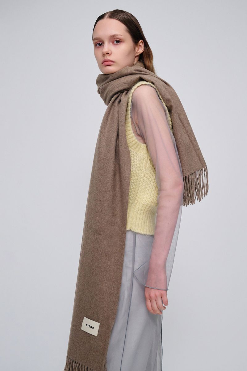 MARIEBEAR muffler_cocoa