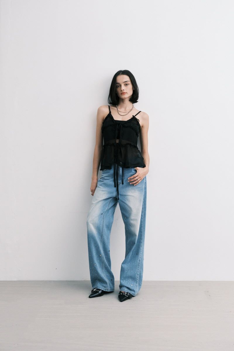 ss cubic pants (blue)