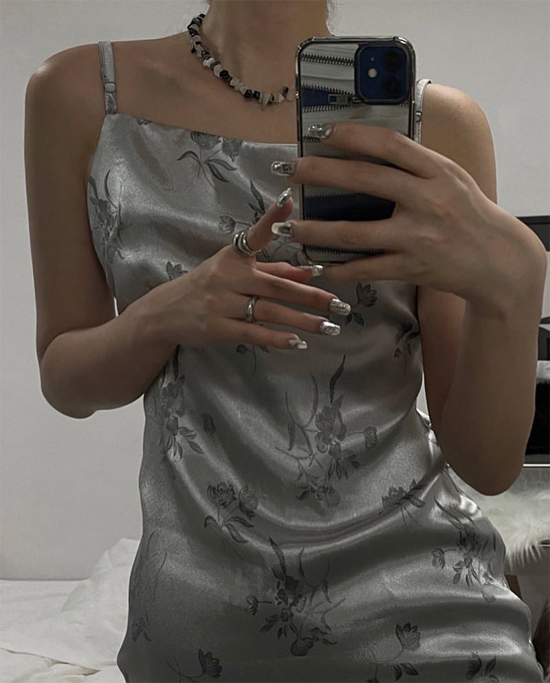 E.O stone necklace