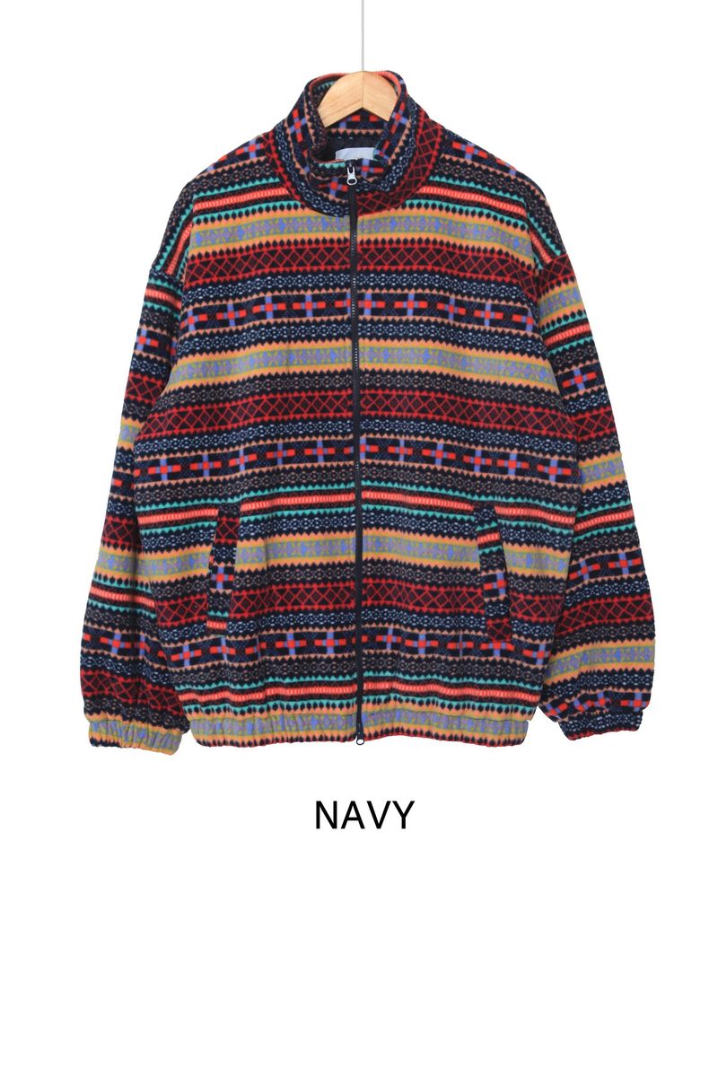 Elle Pattern Fleece Jacket