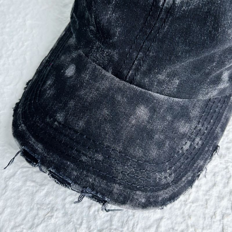 Retro Patchwork Contrast Cap