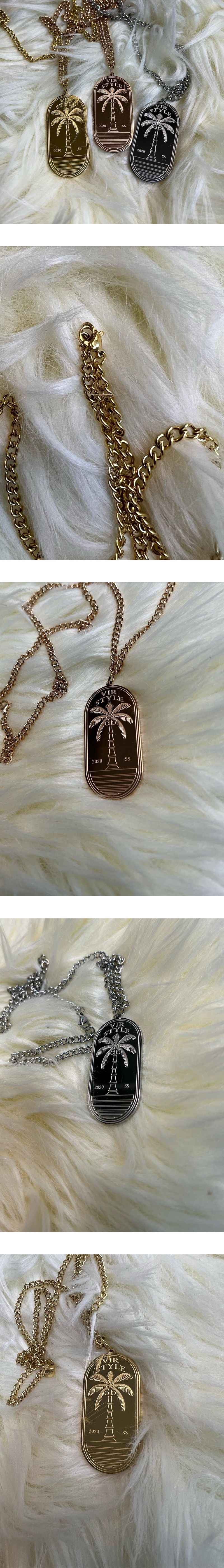 Signature Palm Tree Necklace 3COLOR