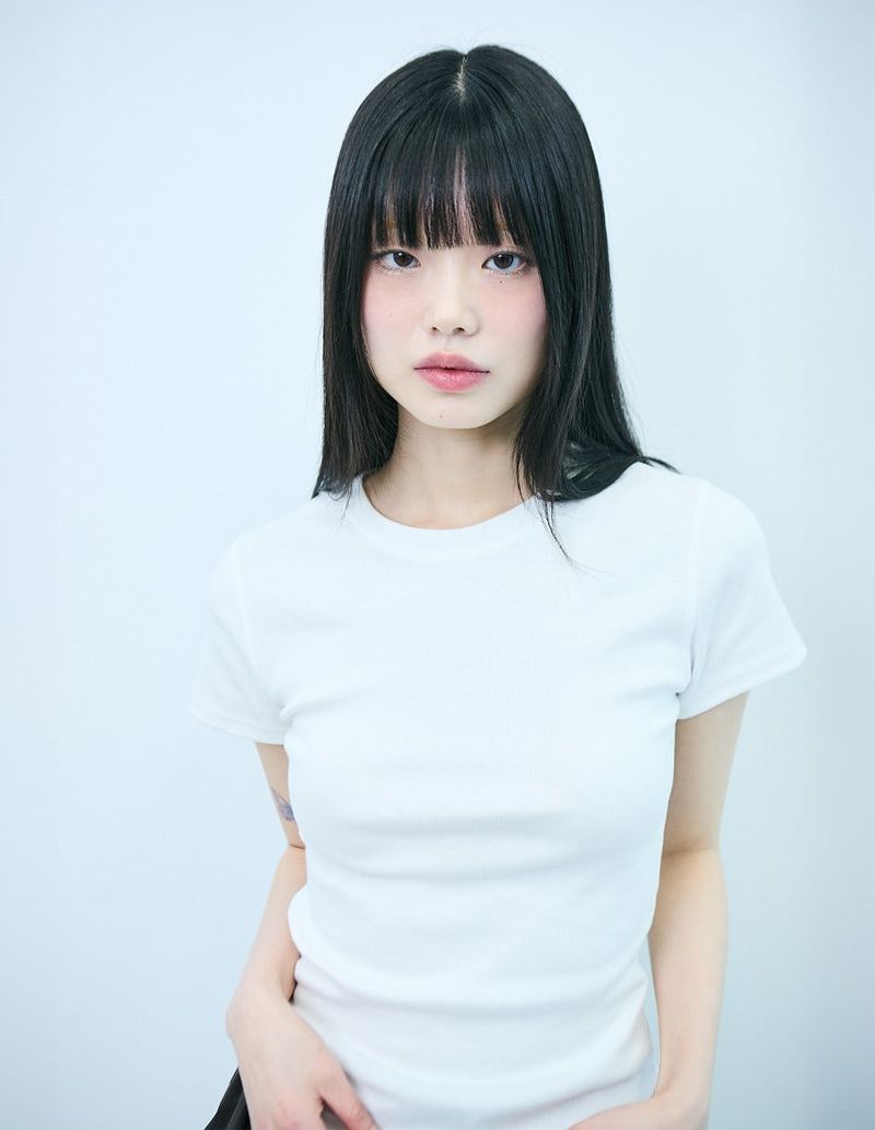 CHANCECHANCE（チャンスチャンス）の「 CH EMBROIDERED LOGO WOMAN T-SHIRT(WHITE)（Tops）」