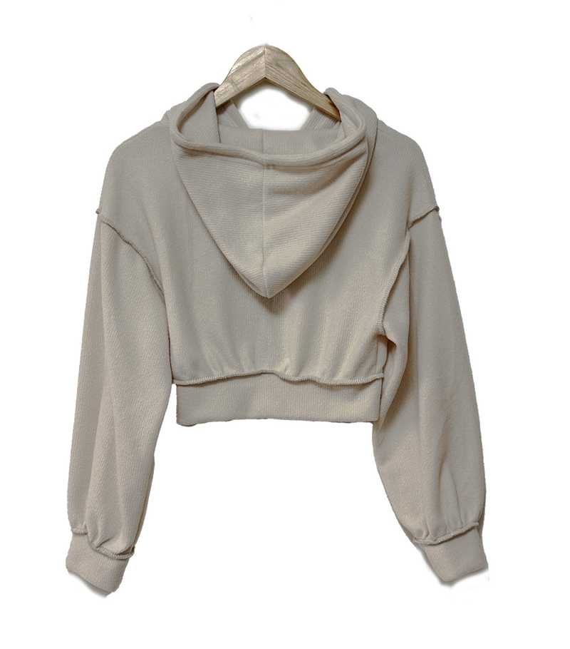 (ZIP-UP & PANTS SET!) 4 COLORS THICK FLEECE RIBBED CROPPED TRAINING PANTS
