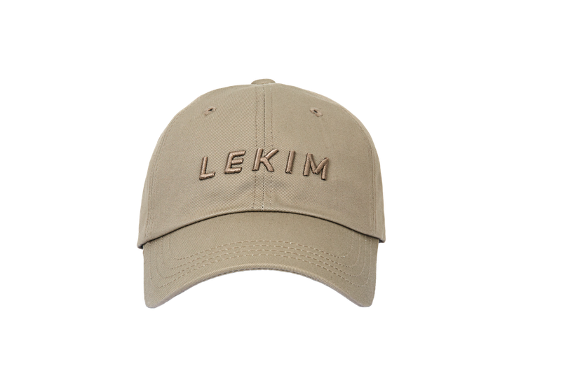 LEKIM EMBROIDERY BEIGE CAP