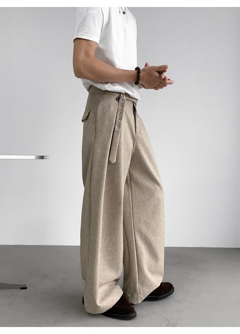 Alden Belted Wide Trousers