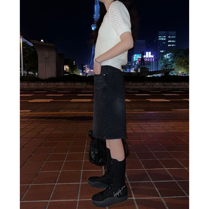 Mao Bermuda Denim Pants