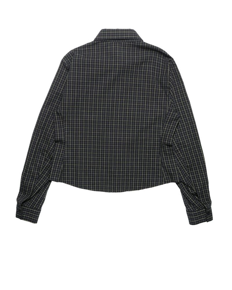  MINI CHECK CROP SHIRT