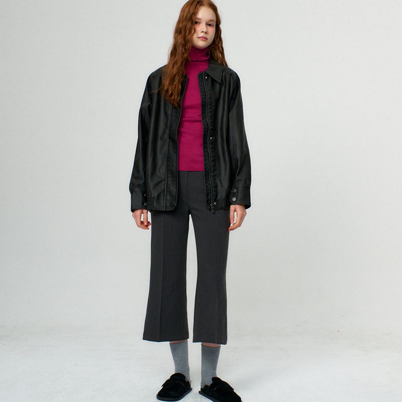 Basic Turtle Neck Knit_5Color