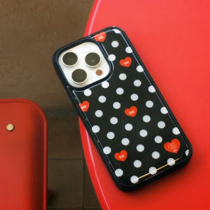 muppyroom（マッピールーム）の「[made] タイニードットバンパーケース + ラブトックセット（スマホグッズ/小物）」