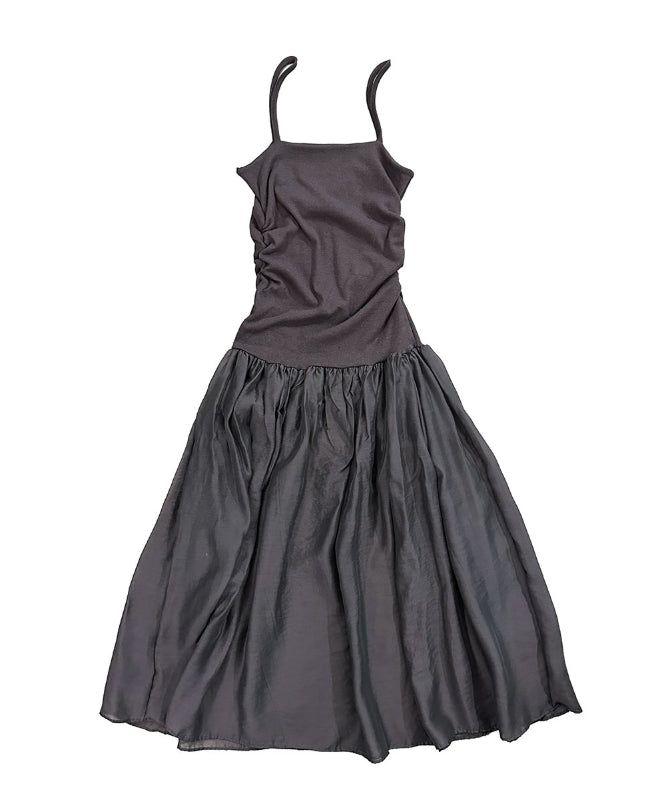 Melt Mix Chiffon Strap One Piece