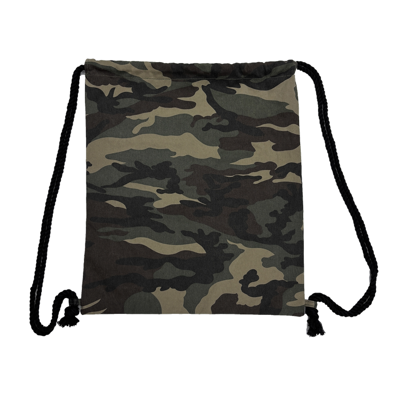 camouflage gym sack