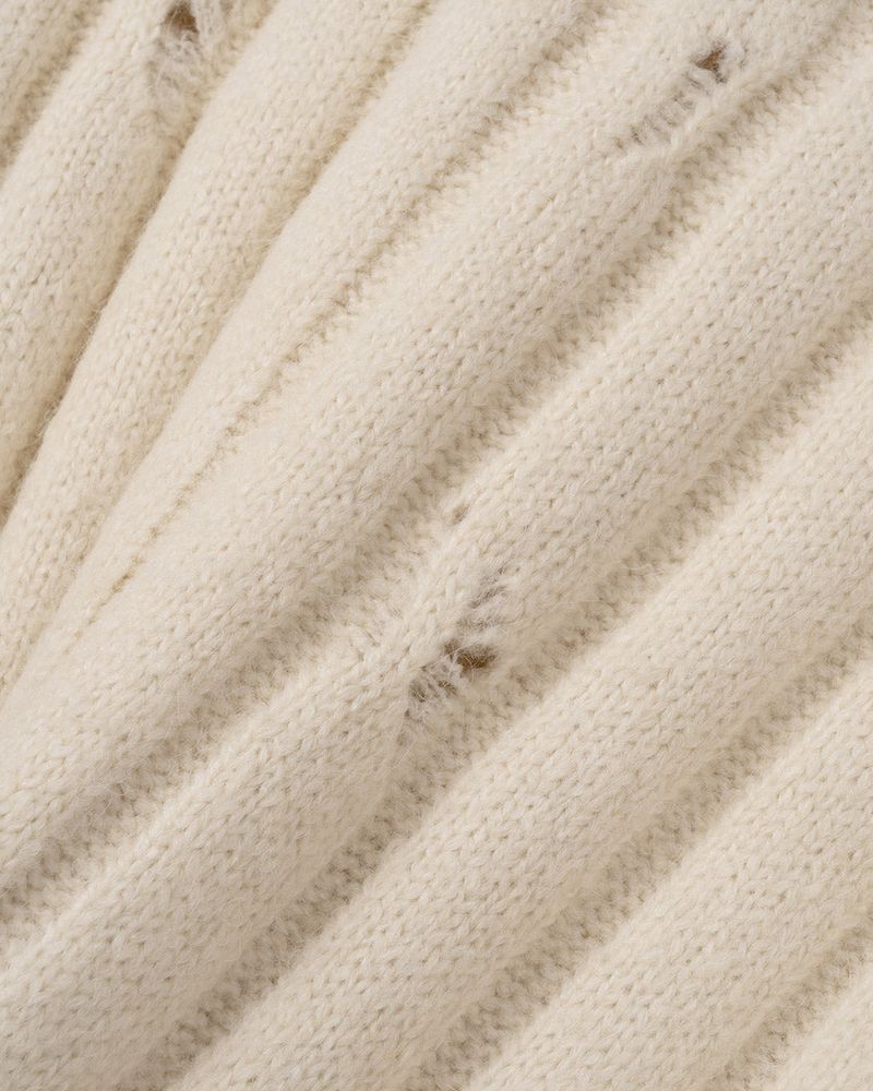 MG Wool Blend Damage Knitwear (4 colors)