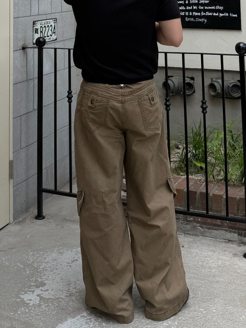 Onew vintage washing cargo pants