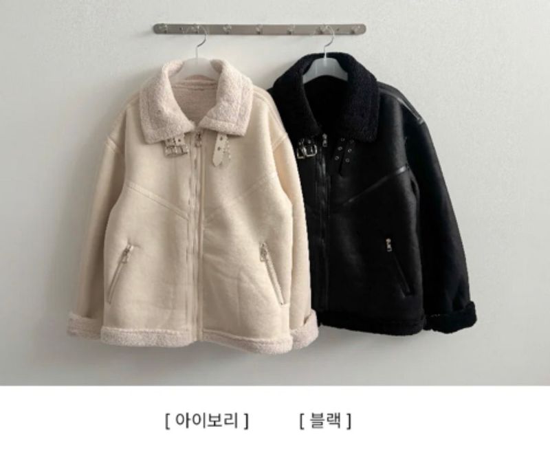 Jiu Buckle Point Overfit Mustang Jacket