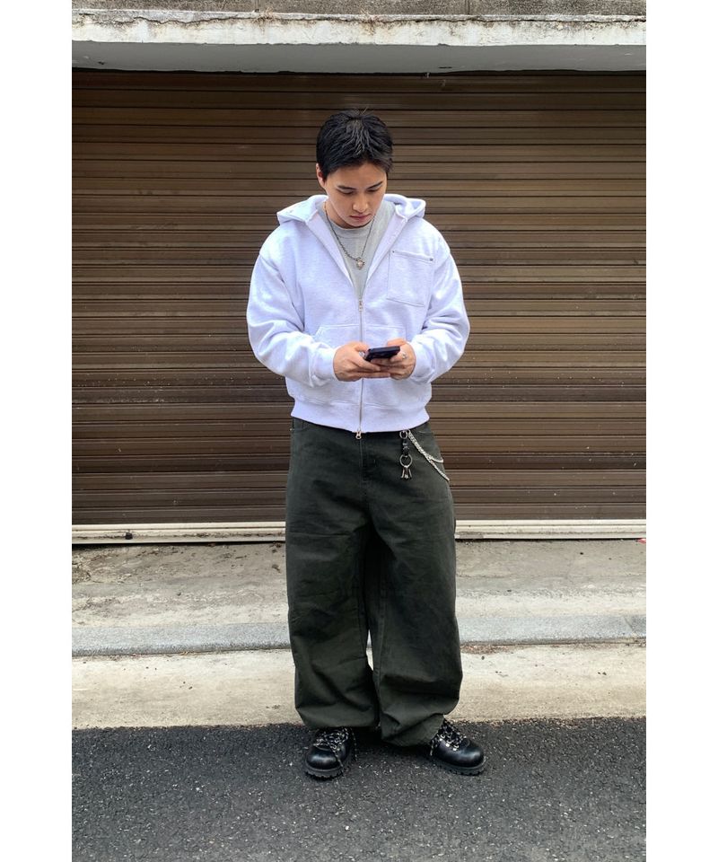 Rivet Pocket Hood Zip-Up