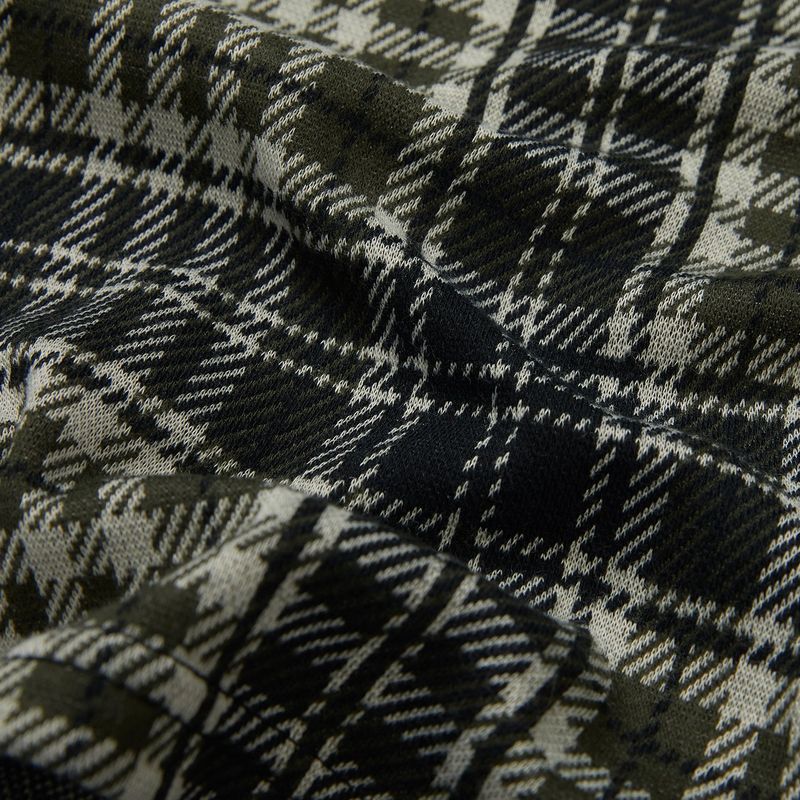 レイヤードチェックニットセット / Layered Check Knit Set [GREEN]