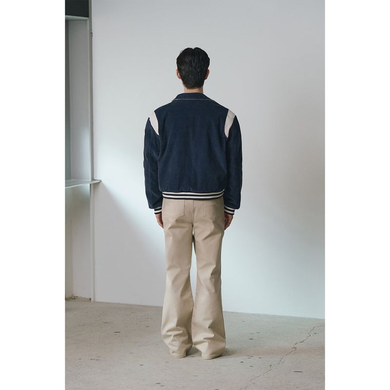 Signature varcity jacket(Navy)