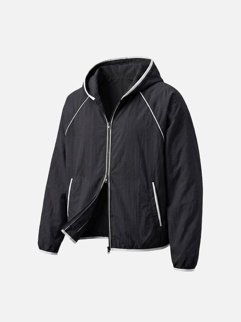 Neon Piping Scene Windbreaker (6c)