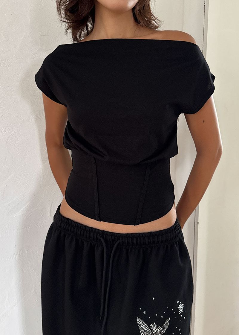 CORSET OFF TEE
