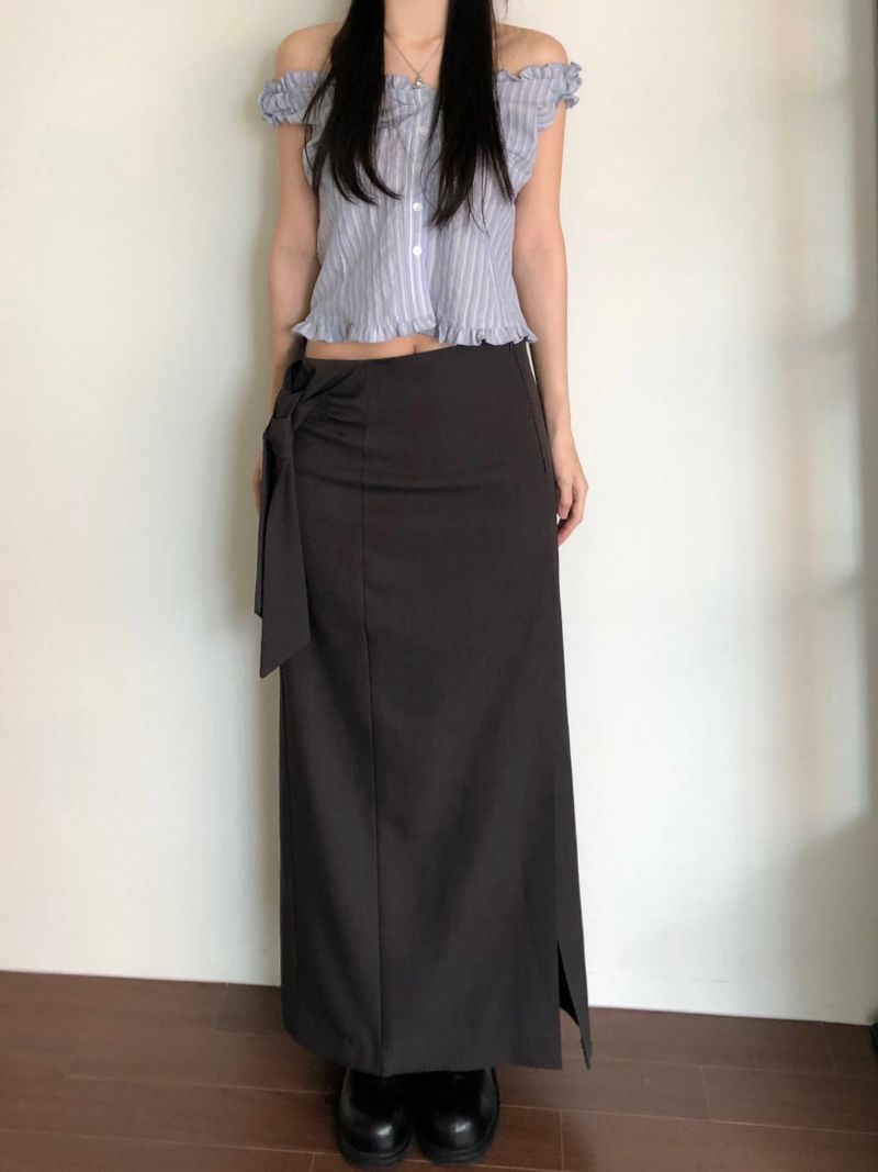Flue Stripe Blouse (2 colors)
