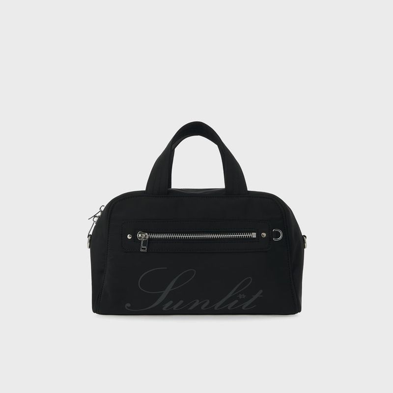 Lettering Cross Tote Bag (Black)
