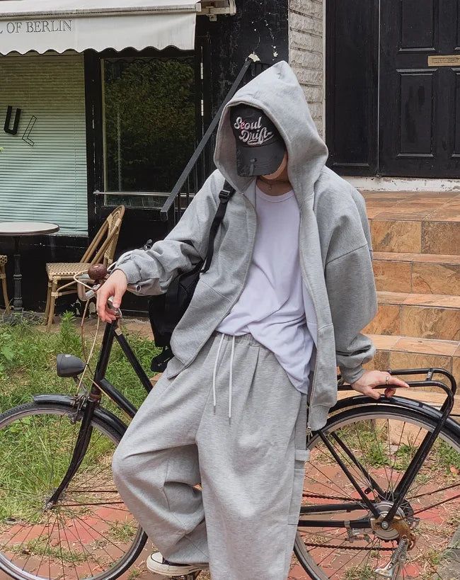 Jet Carpender One-Tuck Wide Sweatpants