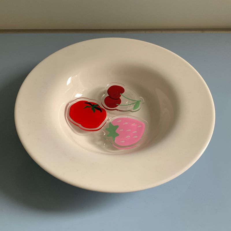 [MADE] acrylic Tok Fruit Fruit tok_Tomato acrylic tok_Basic type smart talk
