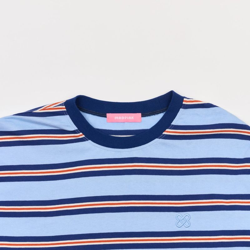 MULTI STRIPE SYMBOL T BLUE