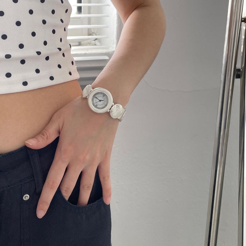 Brushed Circle Texture Watch